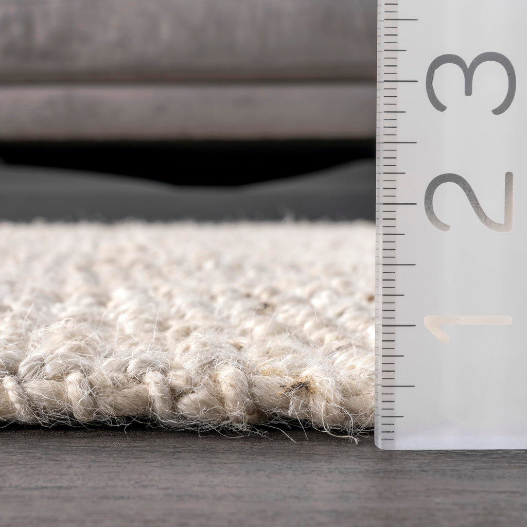 Nuloom Ashli Hand Woven, Farmhouse, Jute, Soft and Textured, High Traffic, Stain Resistant, Easy Clean, Durable Area Rug for Bedroom, Living Room, Dining, Den, Foyer, Entryway
