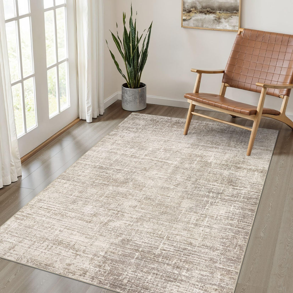 Area Rugs Living Room: Washable Soft Modern Stain Resistant Indoor Floor Non-Slip Carpet for Bedroom Nursery Kids Office Playroom Dining Room Under Table Home