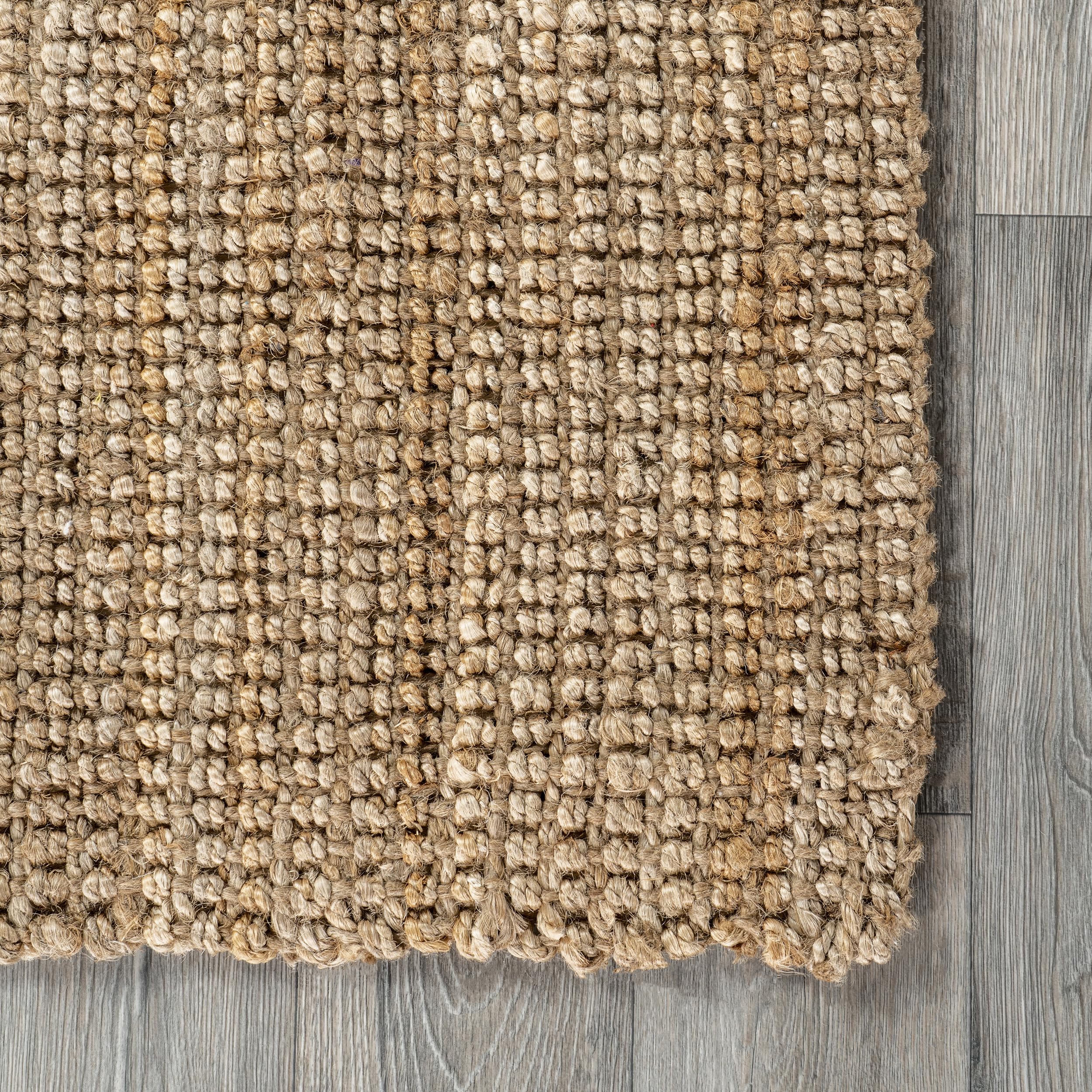 Nuloom Ashli Hand Woven, Farmhouse, Jute, Soft and Textured, High Traffic, Stain Resistant, Easy Clean, Durable Area Rug for Bedroom, Living Room, Dining, Den, Foyer, Entryway